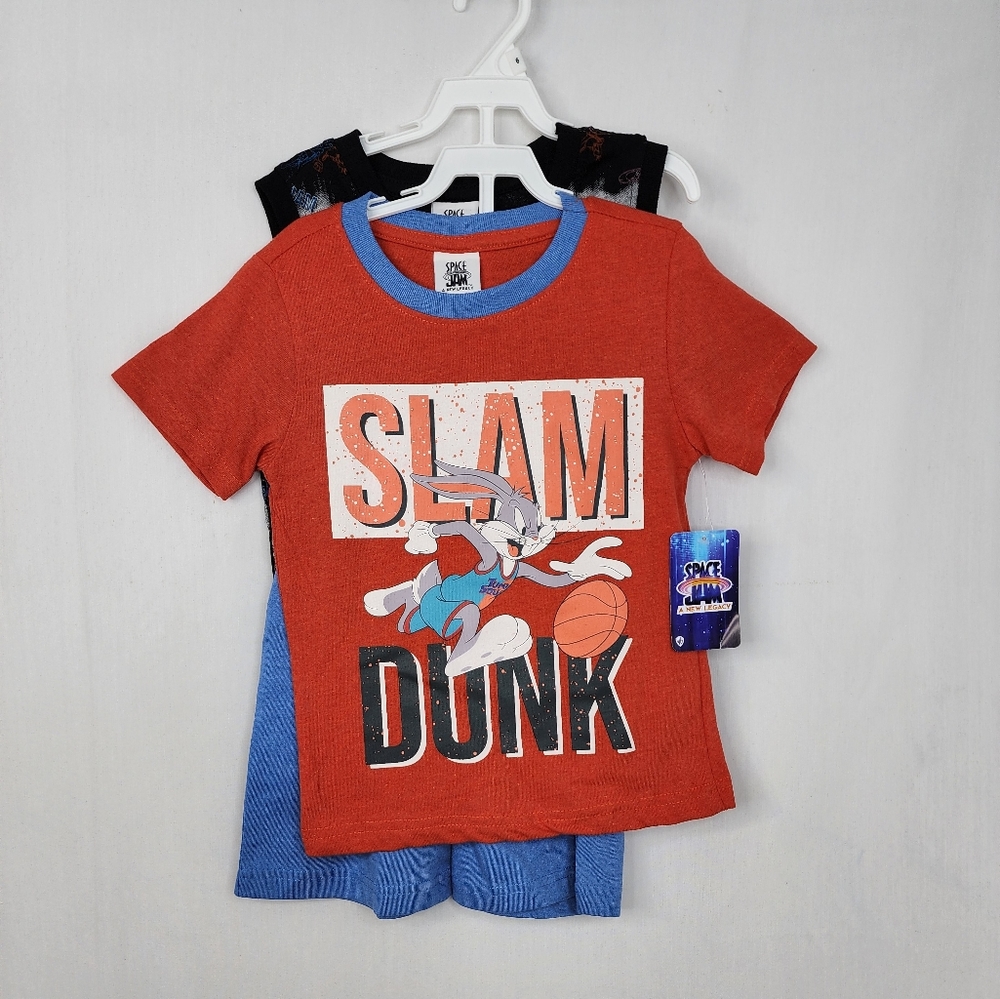 Spece Jam shirts set 3 piece size 6 kids